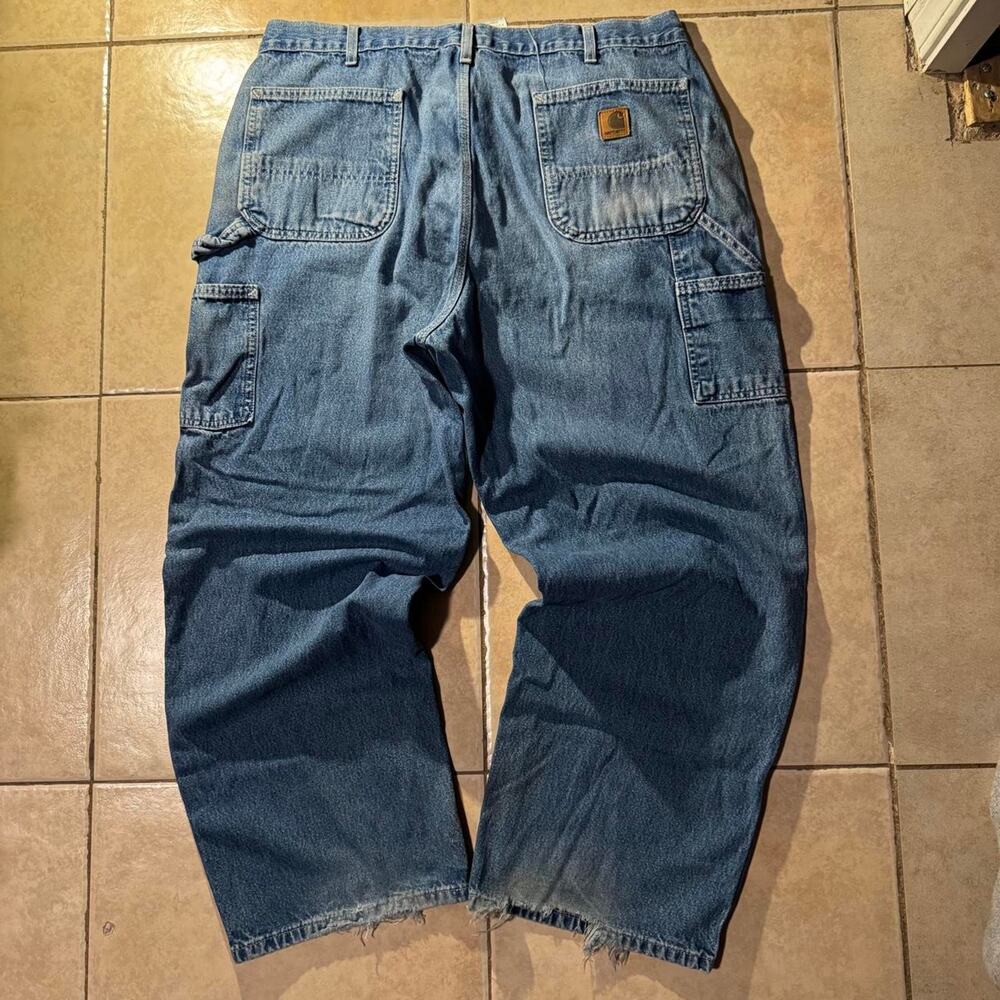 Vintage carhartt b13 dst baggy denim jeans size 40 in Mens
